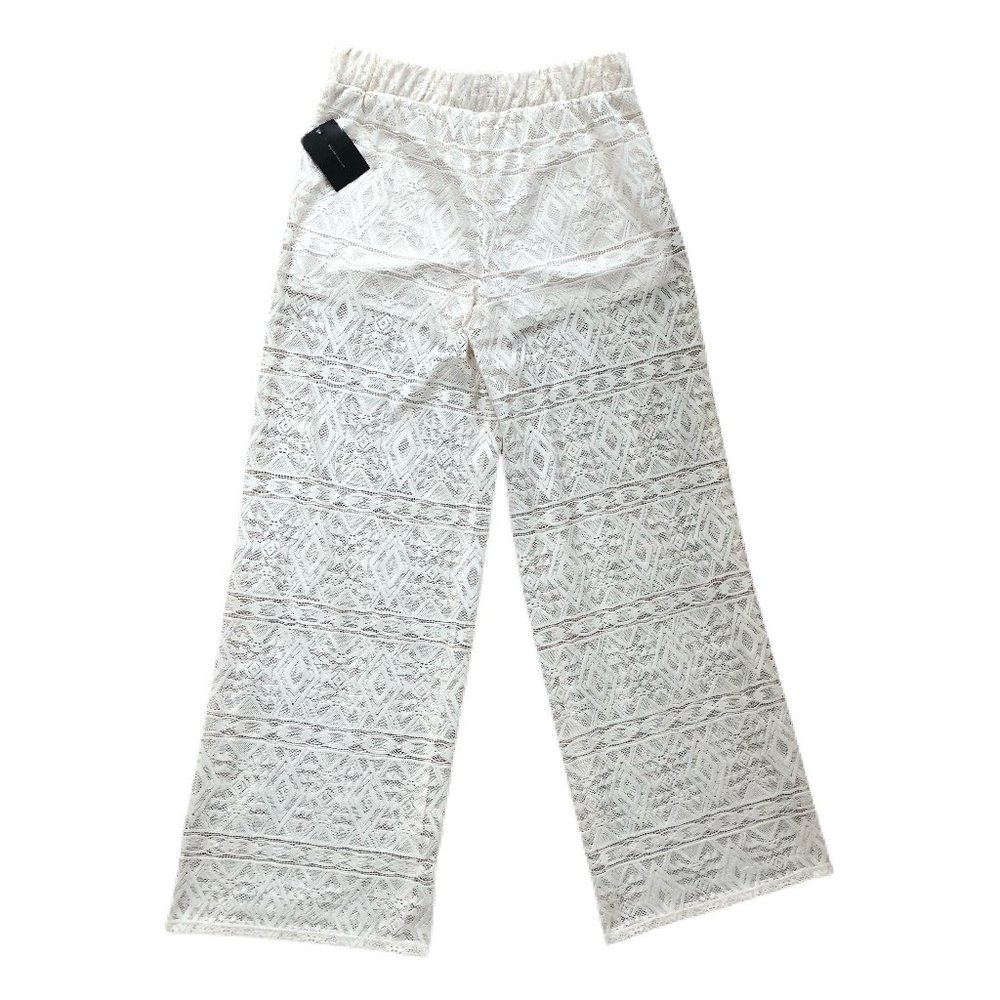 HeartSoul Lace Pants Cover Up Shorts Med NWT
